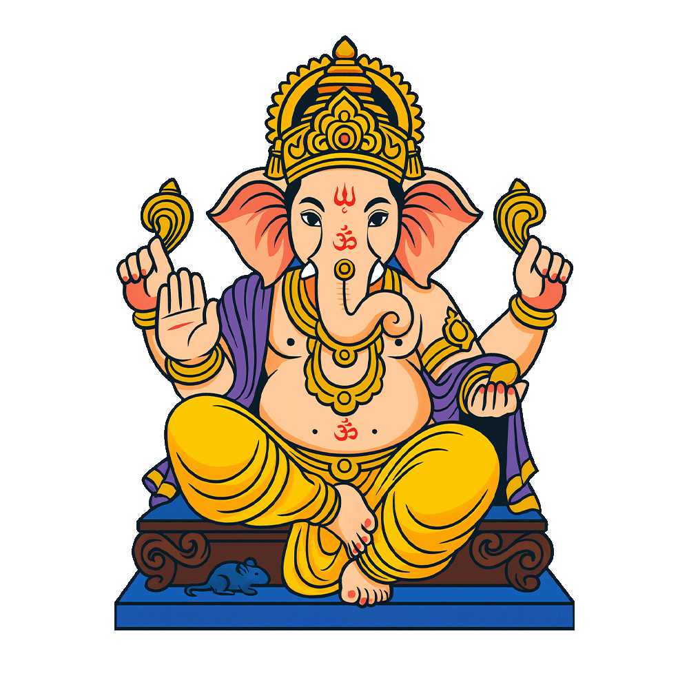 Lord Ganesh Vector PNG