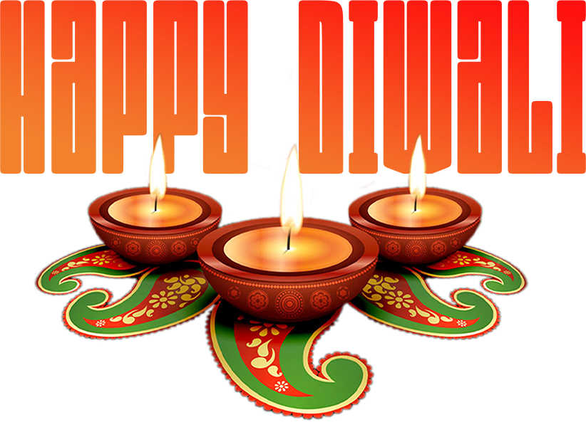 Happy Diwali Text PNG download free