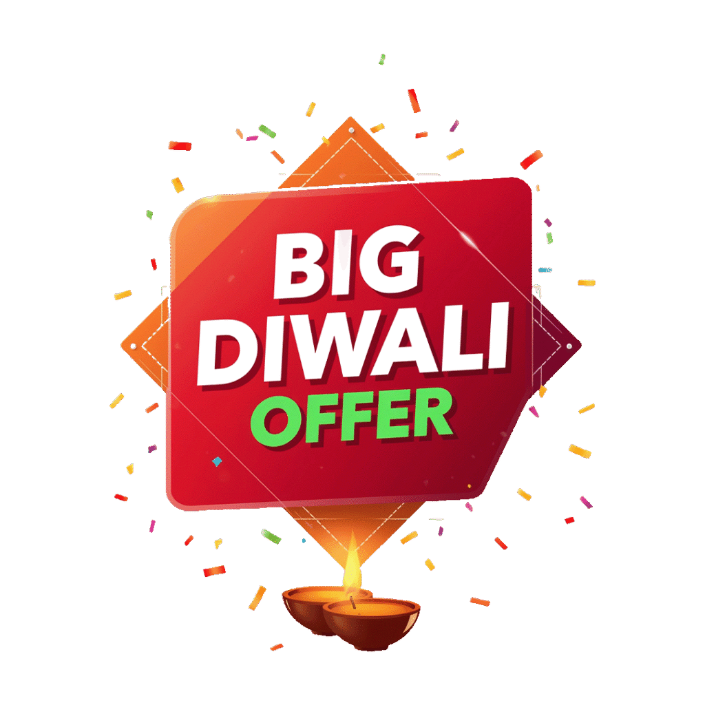 Big Diwali Offer PNG Free Download | Festive Sale Banner with Diya