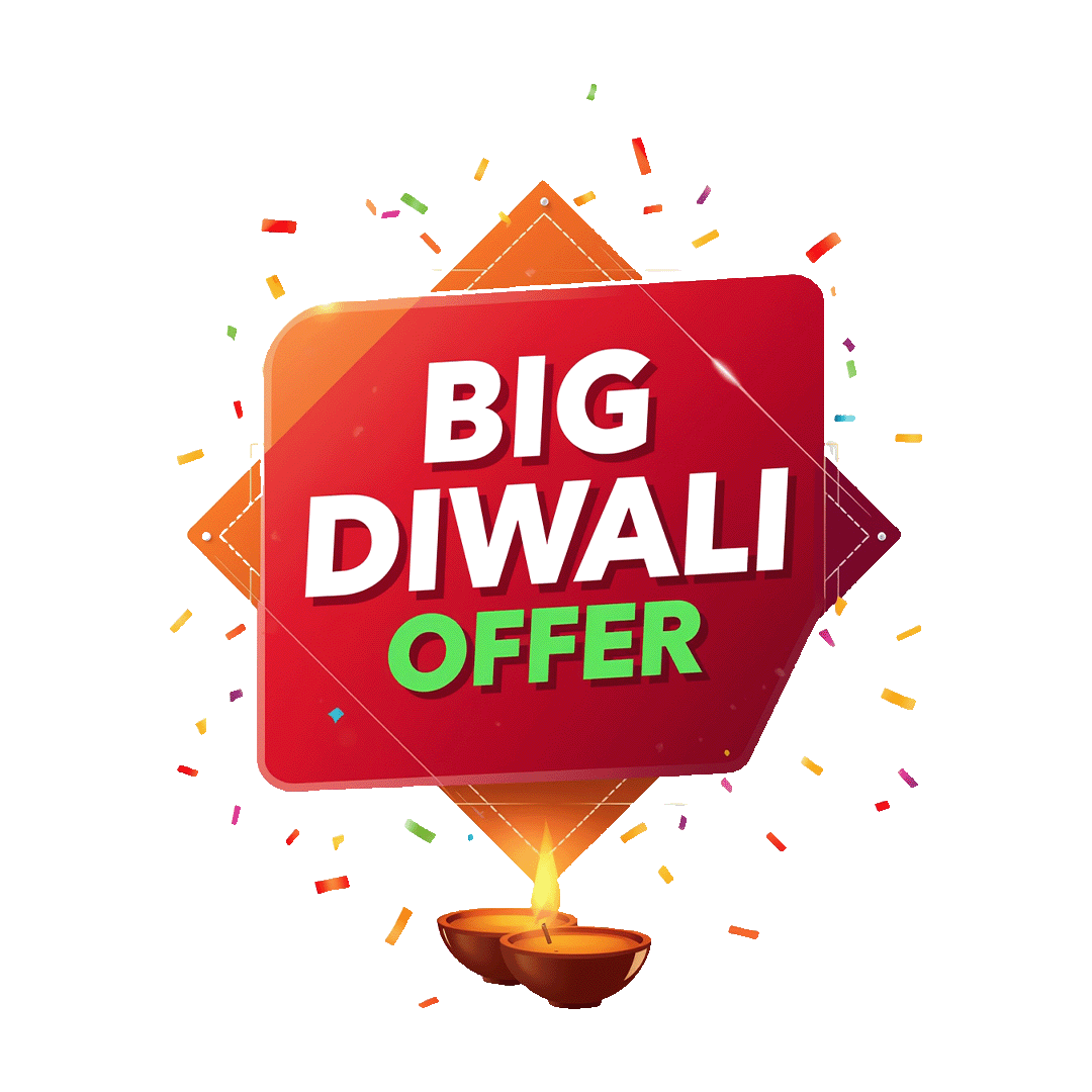 Big Diwali Offer PNG Free Download | Festive Sale Banner with Diya