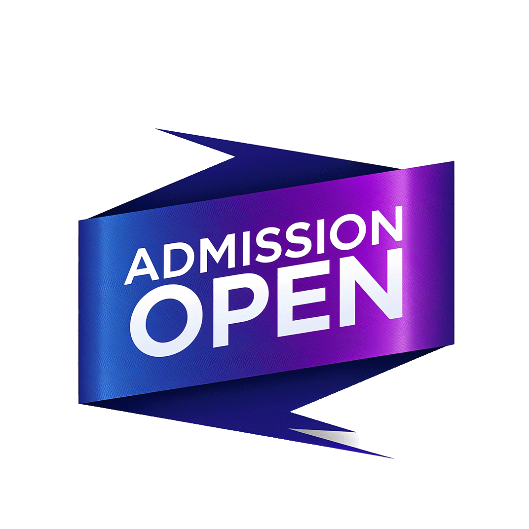 Blue and Purple Admission Open PNG