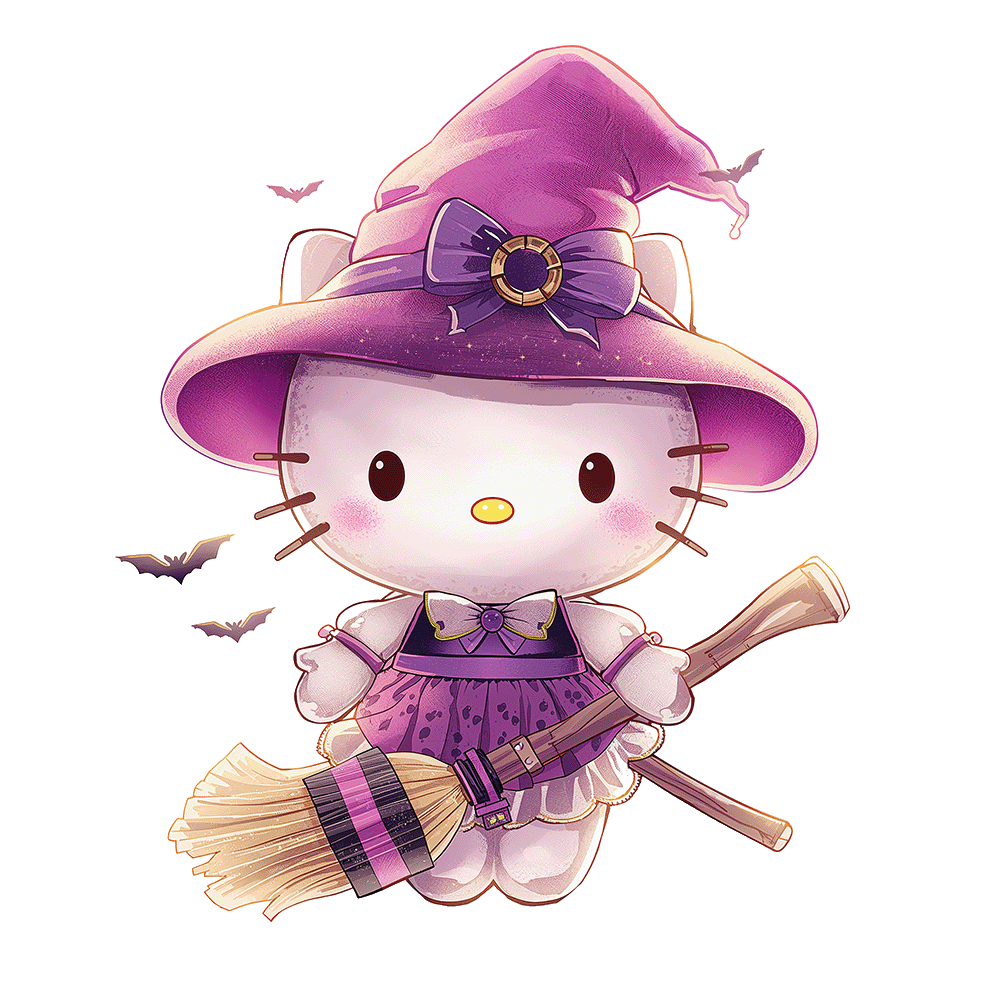Hello Kitty Witch PNG