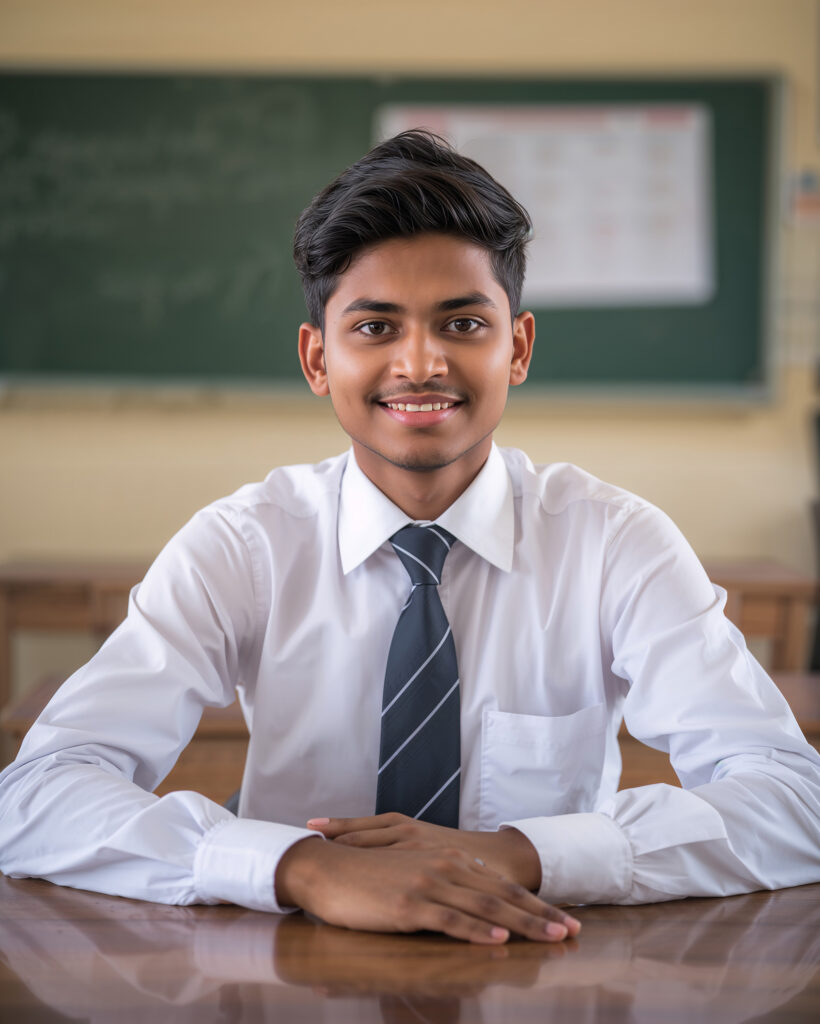 indian school boy photo, student portrait, classroom photo, indian student image, school uniform boy, education photo, classroom sitting boy, student life photo, indian school student, learning background image, free education photo, back to school image, school brochure photo, classroom background png, free student stock photo