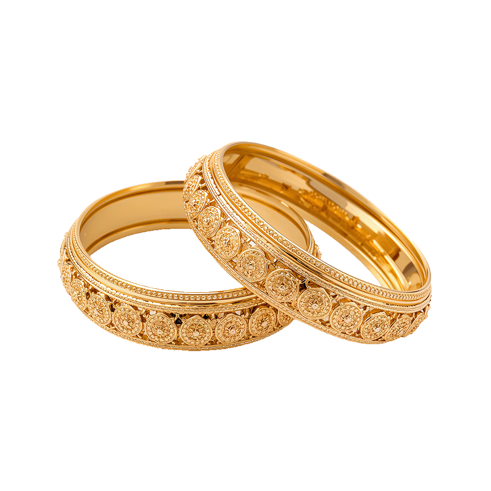 Gold Bangles PNG